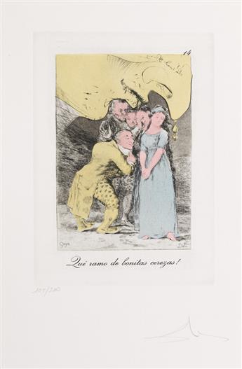 SALVADOR DALÍ Les Caprices de Goya.